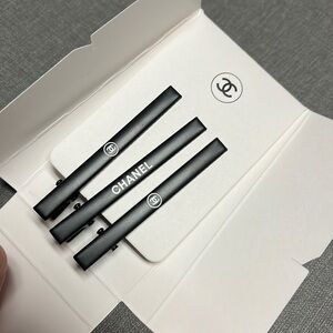 Chanel metal hair pins